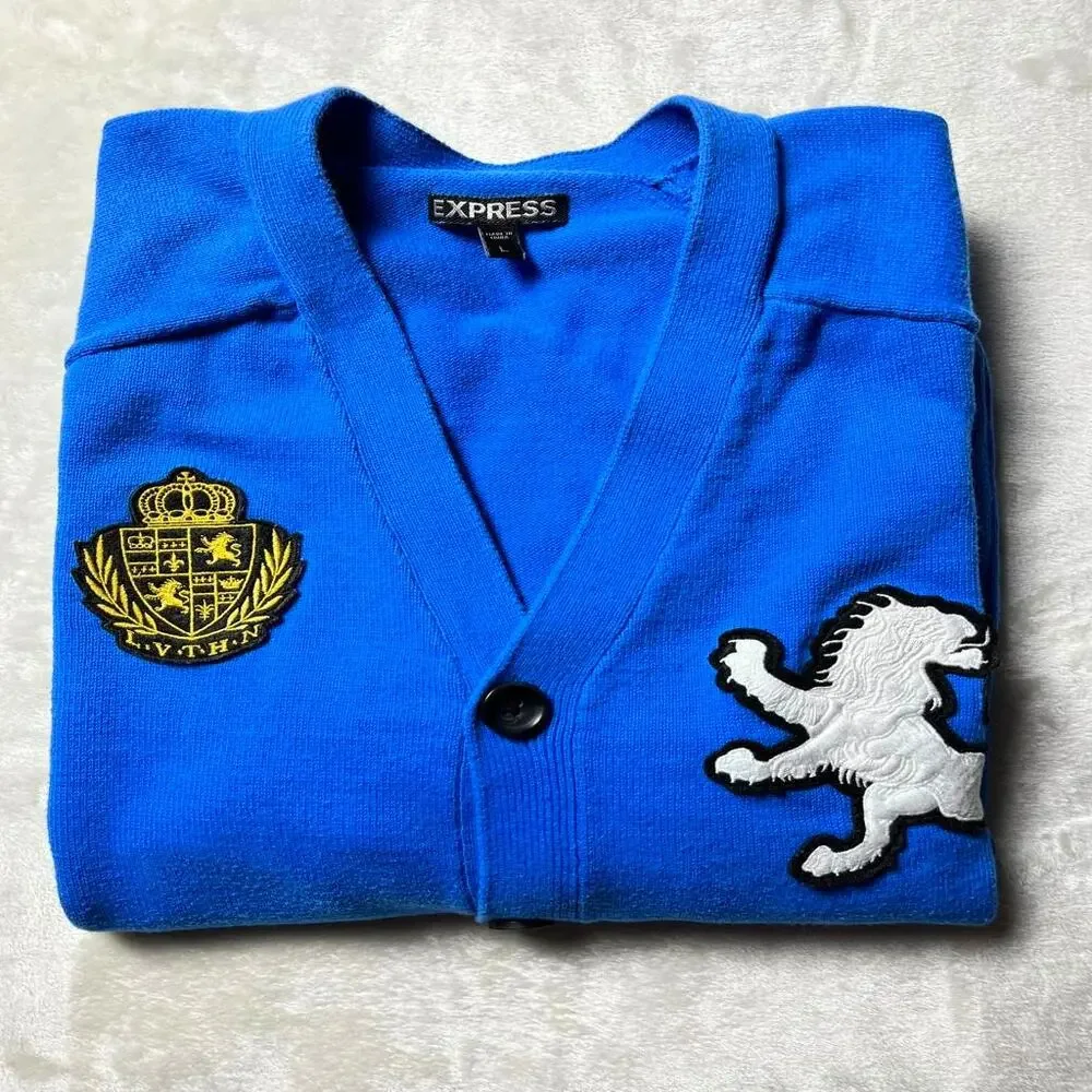 Express varsity cardigan